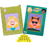 Fiesta Crafts T-2997 Fiesta Magnetic Shakers-Faces-3