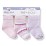 Κάλτσες Παιδικές σετ 3 ζευγάρια Stripes Purple Kikka Boo