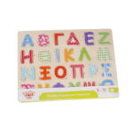 Ξύλινο Αλφάβητο Σφηνώματα (Κεφαλαία) για 3 ετών κι άνω TKC395 Tooky Toy-3