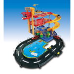 BBURAGO 143 STREET FIRE PARKING PLAYSET ME ΜΕΤΑΛΛΙΚΕΣ ΜΙΝΙΑΤΟΥΡΕΣ-8
