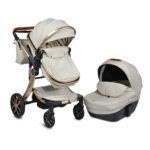 Baby stroller Polly 3in1-Beige-1