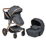 Baby stroller Polly 3in1-Black1-2