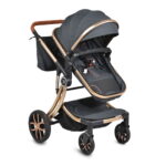 Baby stroller Polly 3in1-Black1-3