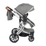 Baby stroller Polly 3in1-Grey-5