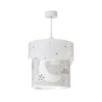 Παιδικό Φωτιστικό Οροφής LED Little Moon Gray 61232E Dalber – Ango-3