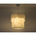 Παιδικό Φωτιστικό Οροφής LED Little Moon Gray 61232E Dalber – Ango-4