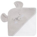 Μπουρνούζι με κουκούλα 90x90cm – Hooded Towel Terry Joyful Mice 31104010035 Kikka Boo_2