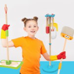 TookyToy-WoodenKidsCleaningSet-TF436-δ