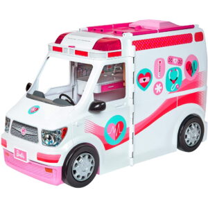 Barbie® Κινητό Ιατρείο & Ασθενοφόρο 2σε1 Care Clinic Playset με 20+ αξεσουάρ Mattel®