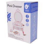 Ξύλινη Παιδική Σιφονιέρα Ροζ Pink Dresser 3ετών+ Classic World_3