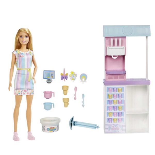 Barbie® You Can Be Anything™: Εργαστήριο Παγωτού με κούκλα και αξεσουάρ Mattel_6