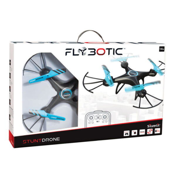 Τηλεκατευθυνόμενο Flybotic Stunt Drone Παιδικό με Χειριστήριο 14 ετών+ (AS) Silverlit-7
