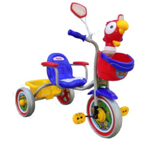 Παιδικό Ποδήλατο Τρίκυκλο με κόρνα παπαγαλάκι Family KBC ΜΠΛΕ