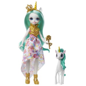 Enchantimals Royals™: Μεγάλη Κούκλα 20,3cm Queen Unity™ & Stepper™ 4ετών+ Mattel-1