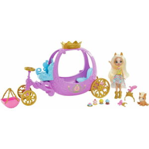Enchantimals Royals™: Πριγκιπική Άμαξα Royal Rolling Carriage 4ετών+ Mattel-1