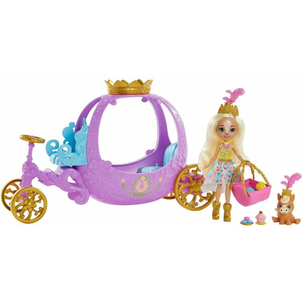 Enchantimals Royals™: Πριγκιπική Άμαξα Royal Rolling Carriage 4ετών+ Mattel-3