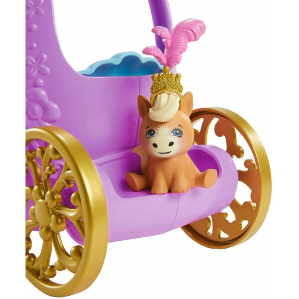 Enchantimals Royals™: Πριγκιπική Άμαξα Royal Rolling Carriage 4ετών+ Mattel-5