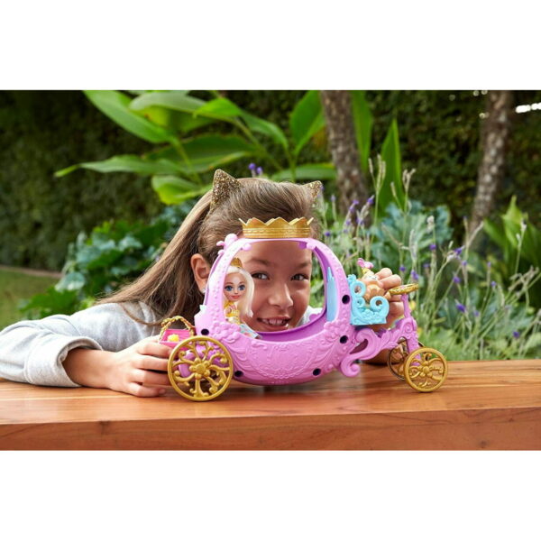Enchantimals Royals™: Πριγκιπική Άμαξα Royal Rolling Carriage 4ετών+ Mattel-7