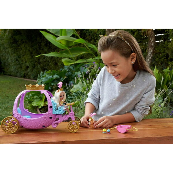 Enchantimals Royals™: Πριγκιπική Άμαξα Royal Rolling Carriage 4ετών+ Mattel-8