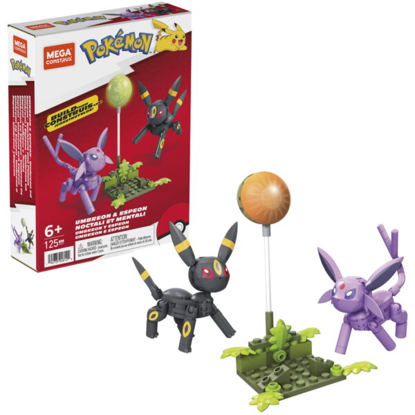 POKEMON™: Σετ Τουβλάκια Κατασκευής UMBREON & ESPEON 6ετών+ MEGA Construx™ Mattel®