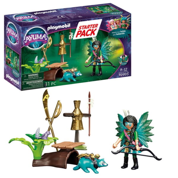 Adventures of AYUMA Starter Pack: Ιππότης Νεράιδα με ρακούν 7ετών+ Playmobil-3