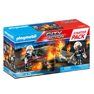 City Action Starter Pack: Άσκηση Πυροσβεστικής 4ετών+ Playmobil
