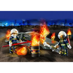 City Action Starter Pack: Άσκηση Πυροσβεστικής 4ετών+ Playmobil-1