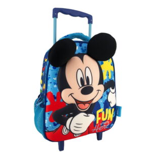 Τσάντα Τρόλεϊ Νηπίου Disney Mickey Mouse "Fun Starts Here" με 2 θήκες Must