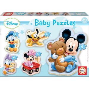 Ξύλινο Baby Puzzle Disney Mickey {3,4 & 5 κομμάτια} 2ετών+ Educa®