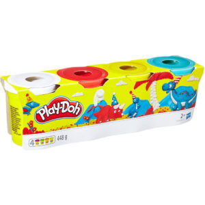 Σετ Πλαστελίνες 4τμχ "Play-Doh" Classic Color Dino 2ετών+ Hasbro