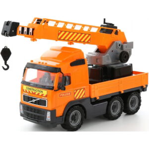 Γερανός 49cm Volvo PowerTruck Crane Truck 3ετών+ Polesie Toys