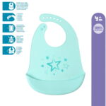 Σαλιάρα Σιλικόνης Stars Ciel 4m+ KioKids-1