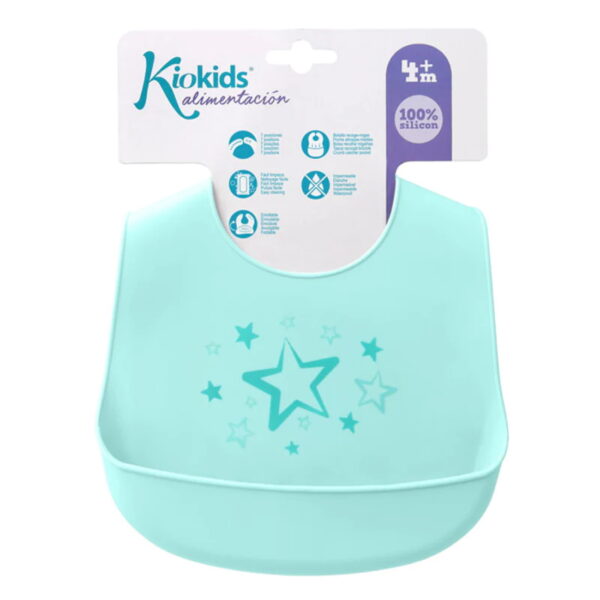Σαλιάρα Σιλικόνης Stars Ciel 4m+ KioKids-2
