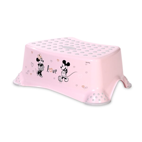 Σκαλάκι Μπάνιου "Minne LOVE" Disney Light Pink Lorelli