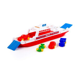 Πλοίο με 4 οχήματα “Baltic Ferry” 46cm 3ετών+ Polesie Toys