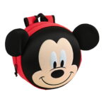 Tσάντα Πλάτης Νηπίου Στρογγυλή 3D Σχέδιο Disney Mickey Mouse Safta Collection