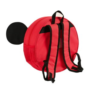 Tσάντα Πλάτης Νηπίου Στρογγυλή 3D Σχέδιο Disney Mickey Mouse Safta Collection-1