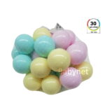 Μπαλάκια 6cm "Play-Pool-Balls" 30τεμ. 2+ Παλ Χρώματα Technok Toys