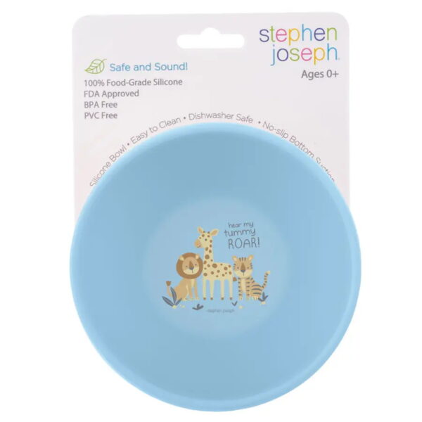 Πιάτο Σιλικόνης Ø20,5 Silicone Plate “ZOO” Stephen Joseph®-3