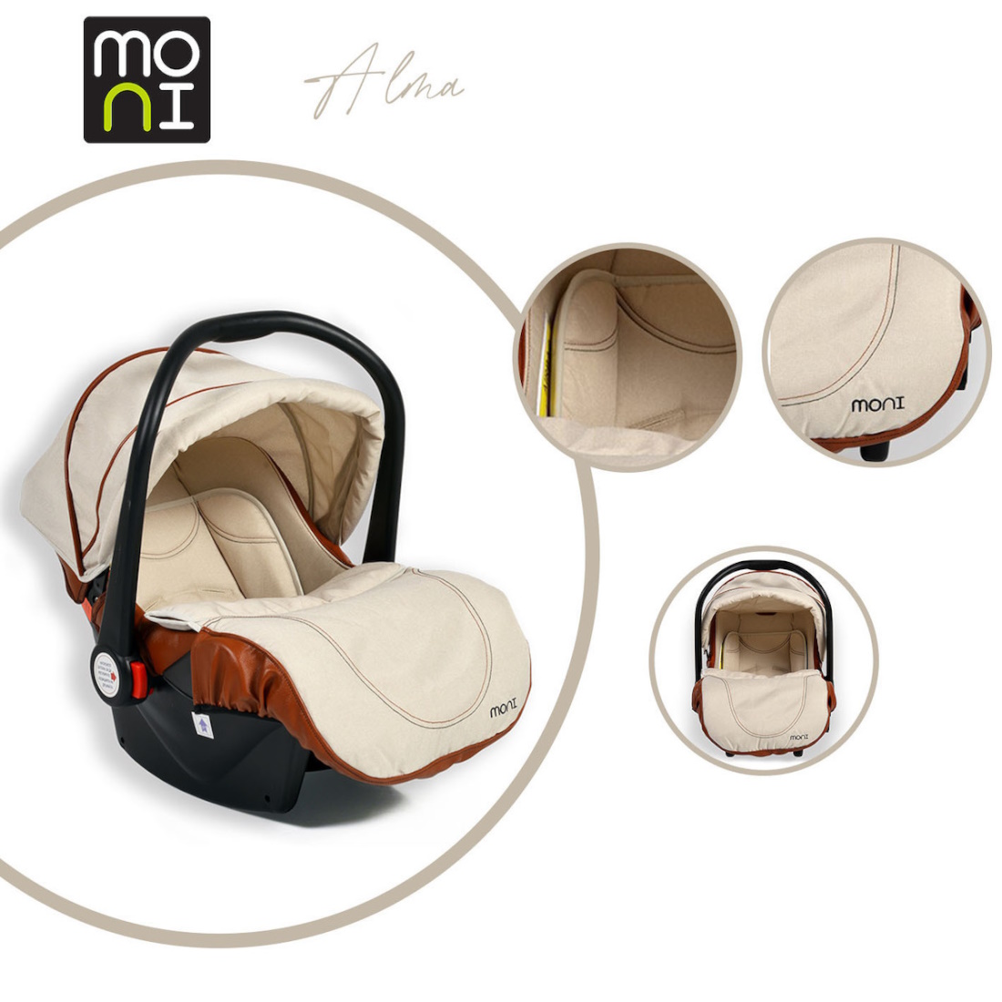 CanagrooMoni-CarSeat-ALMA-3801005150298-Beige-NewPic