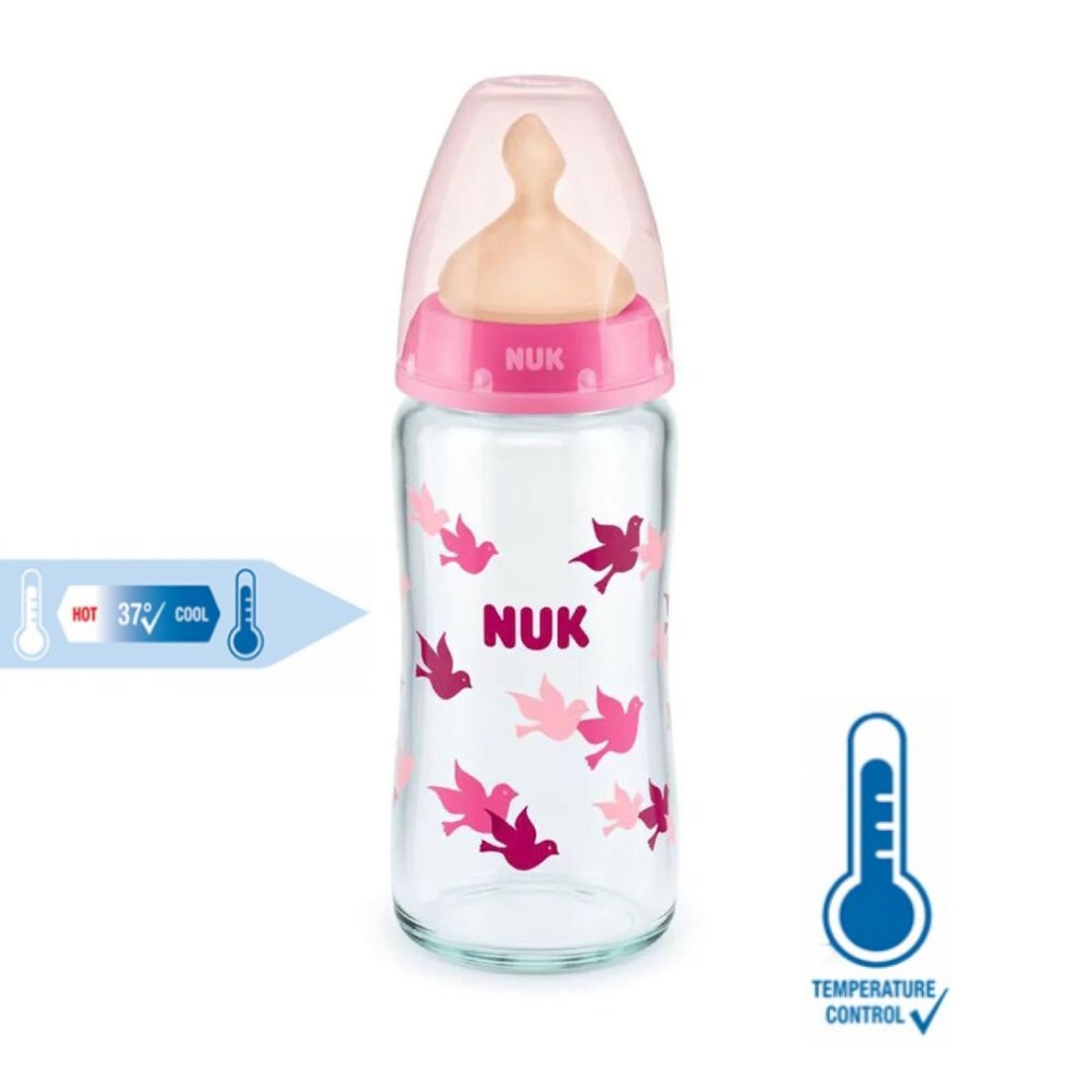 Nuk-BottleThermo240ml-Kaoutsouk-10.745.7510-pink