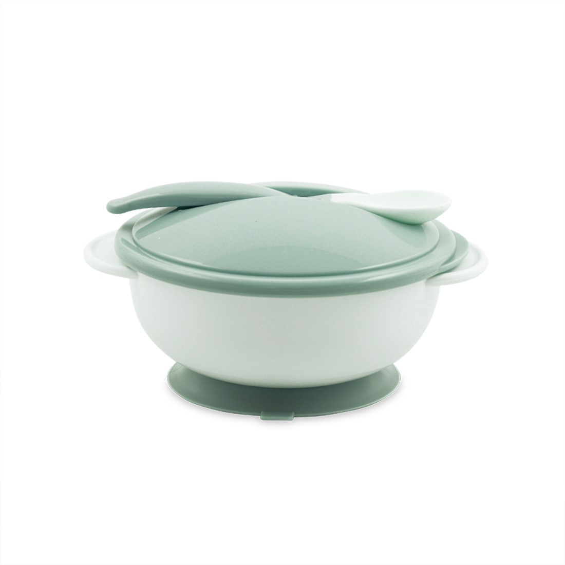 Lorelli-SetBowlAndSpoon-InPalColoues-Pal10230400006-MINTGreen.