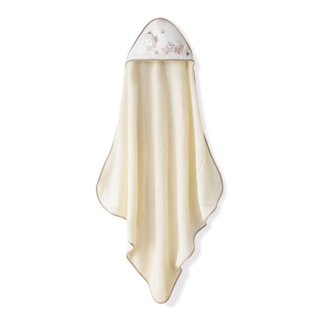 Interbaby-SetBathTowel-JirafaBicicletaBeige-8435690615357-a