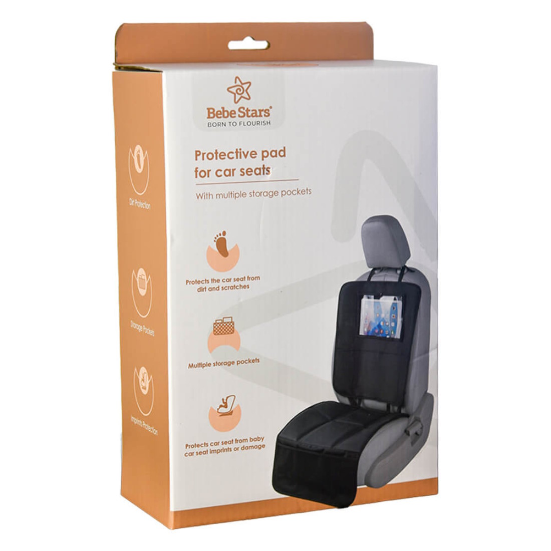 BebeStars-ProtectivePadForCarSeats-Black-80-130