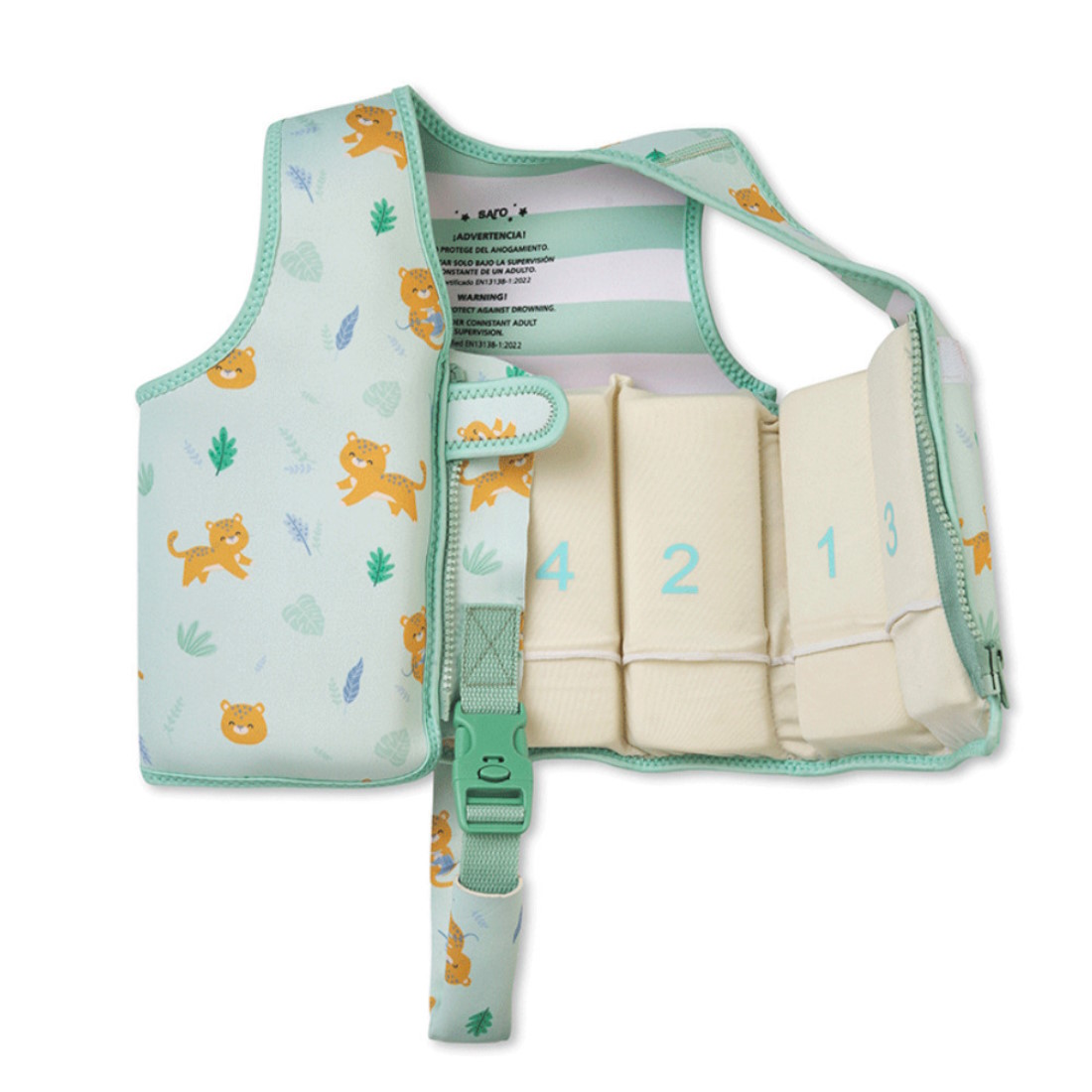 Saro-ChildrensSwimmingVest-3-6-year-FloatJungleCheetahs-62204-a