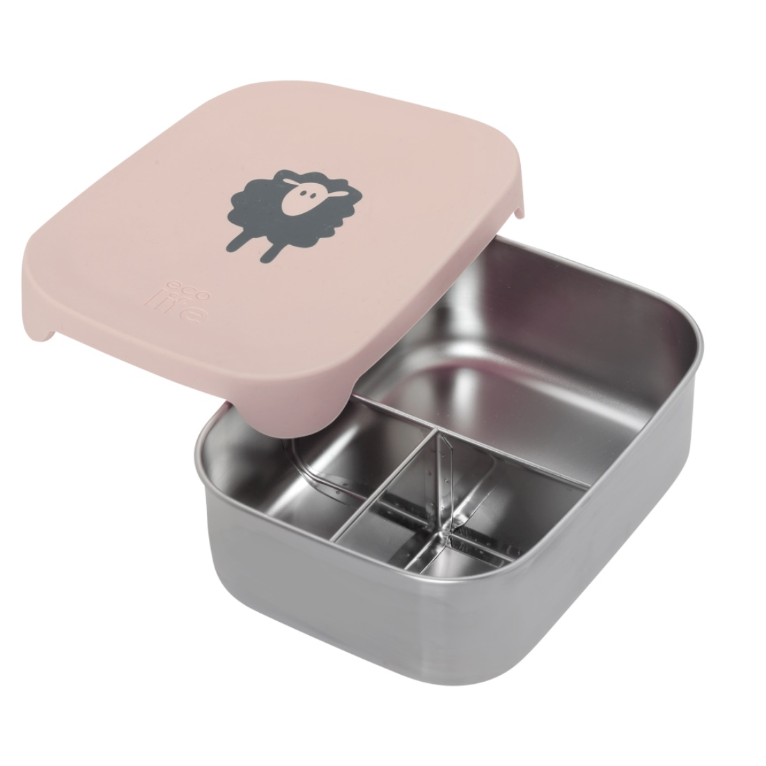 EcoLife-StainlessSteelFoodContainer-800ml-Sheep-Pink-33-FC-9086-a