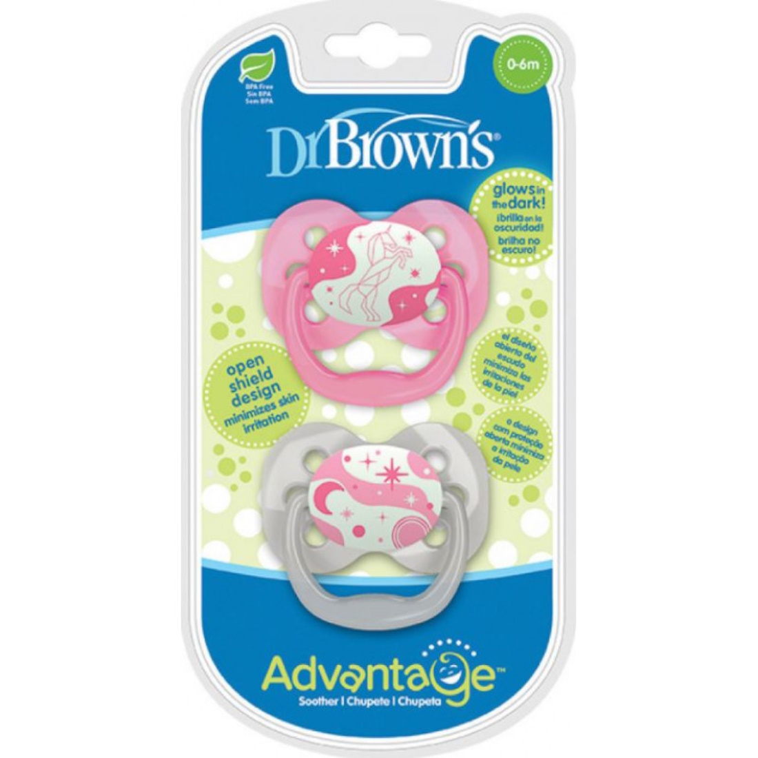 DrBrowns-AdvantageNight-2pcs-StarsHorse-Pink-DB-PA120003-b