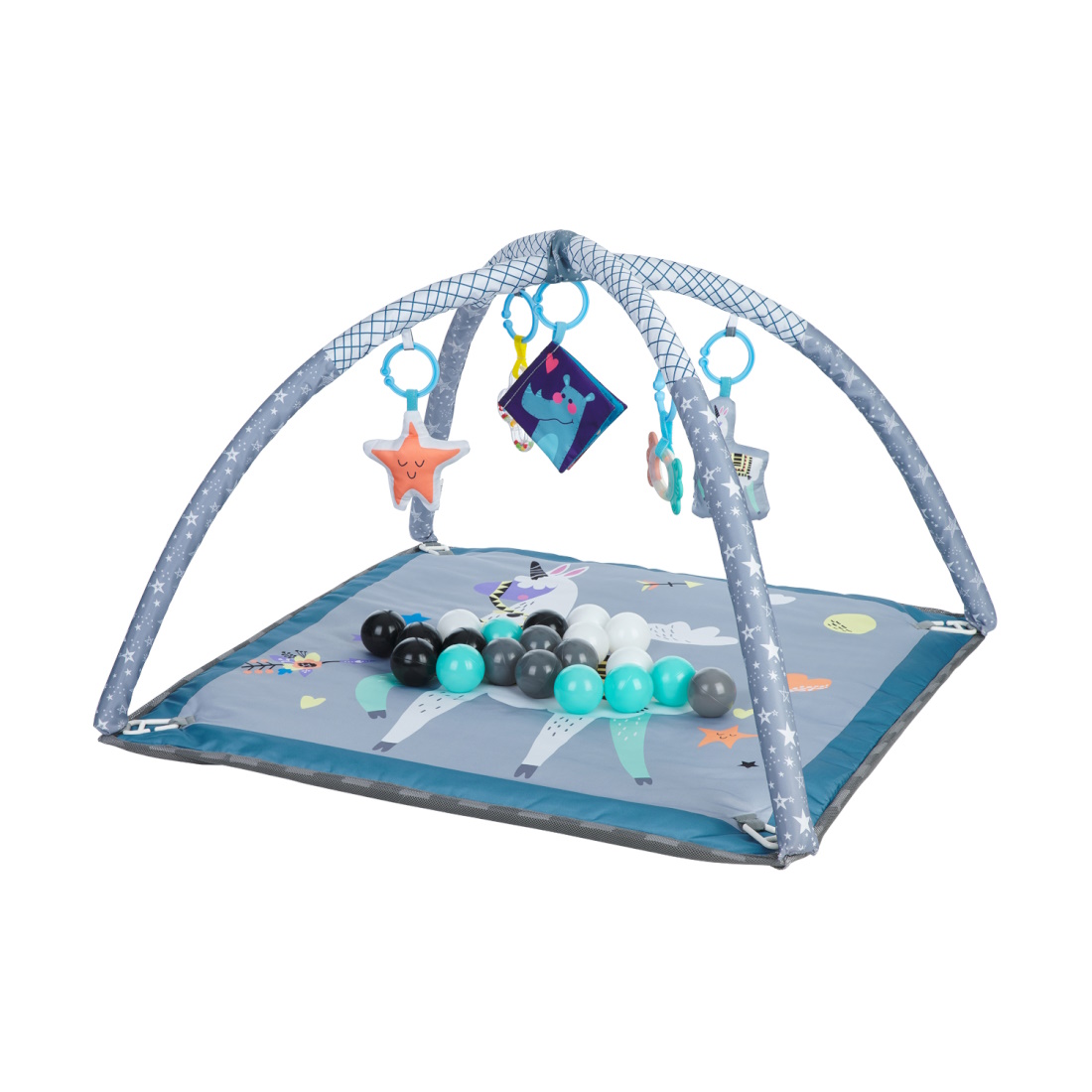 KikkaBoo-PlayMat-With18Balls-HappyLama-31201010404-b