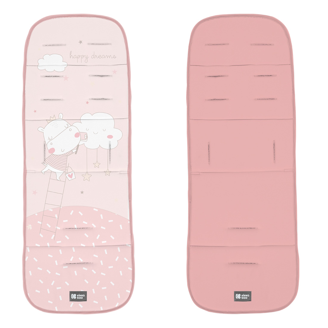 Kikkaboo-StrollerLiner-HippoDreams-Pink-31108040128