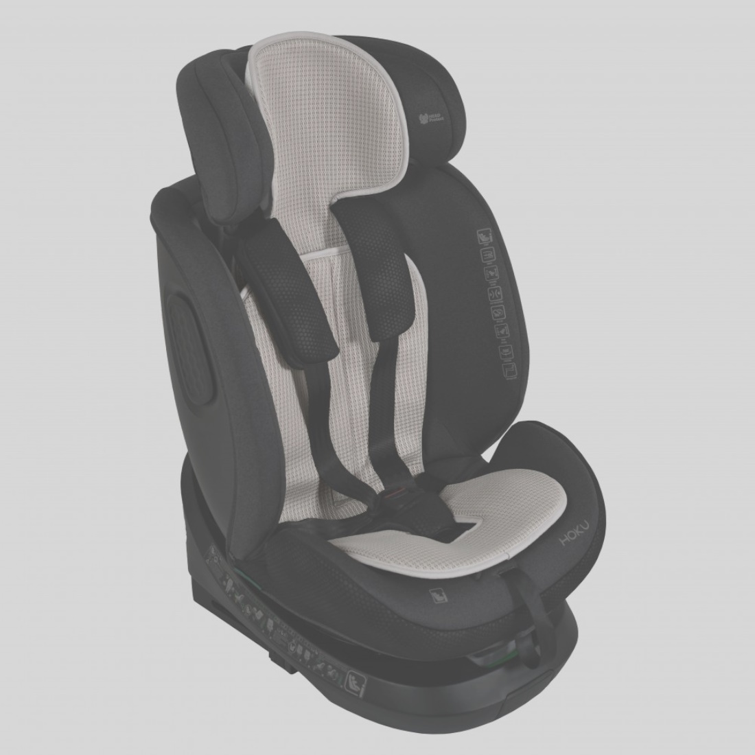 Cangaroo-AntiSweat-76-150cm-CarSeatPad-AirLuxe-Grey-3800146272357-a